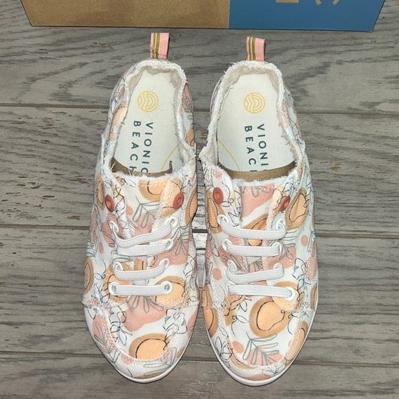 VIONIC BEACH PISMO CASUAL SNEAKER WHITE ORANGE GROVE WIDE - Picture 4 of 13